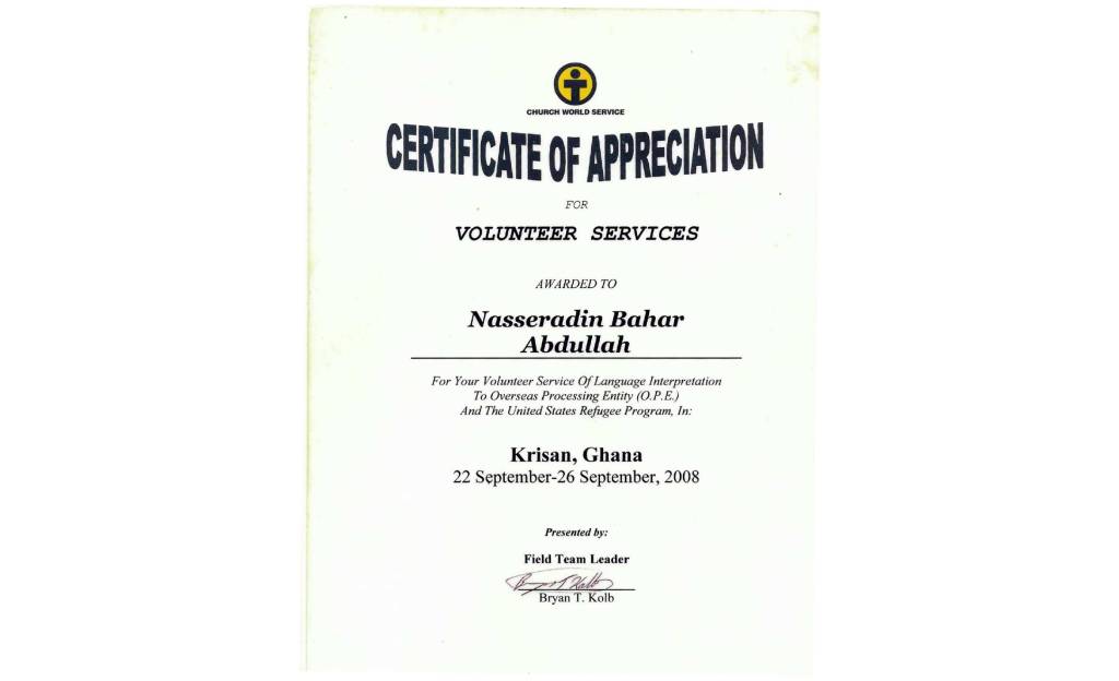 Certificate 2 Volunteer Interpretation Service