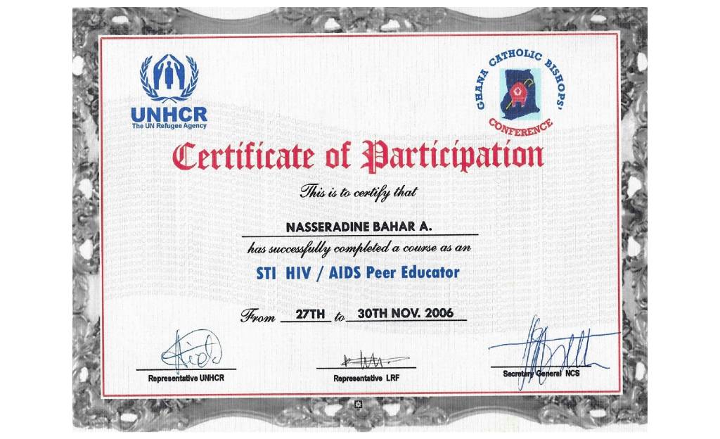 STI, HIV/AIDS Peer Educator Training